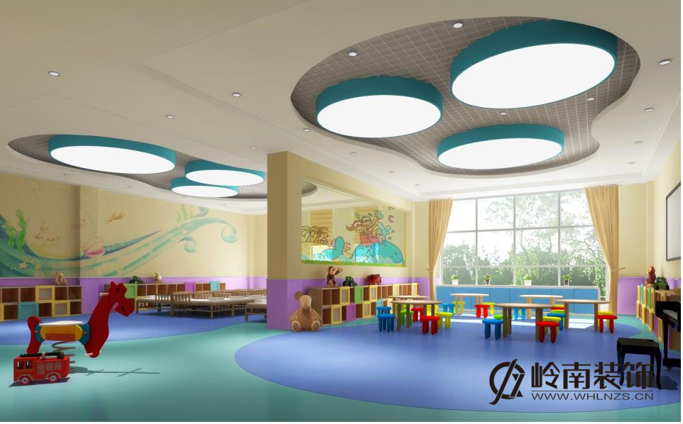 武汉黄陂幼儿园装修设计案例效果图