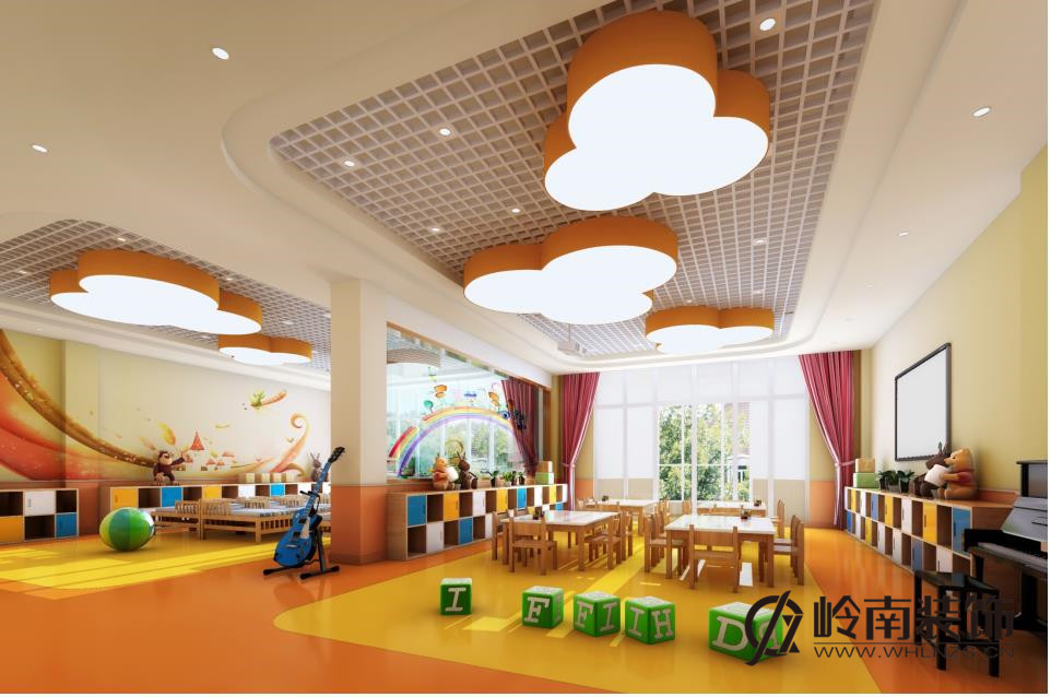 武汉黄陂幼儿园装修设计案例效果图