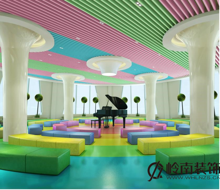 武汉黄陂幼儿园装修设计案例效果图